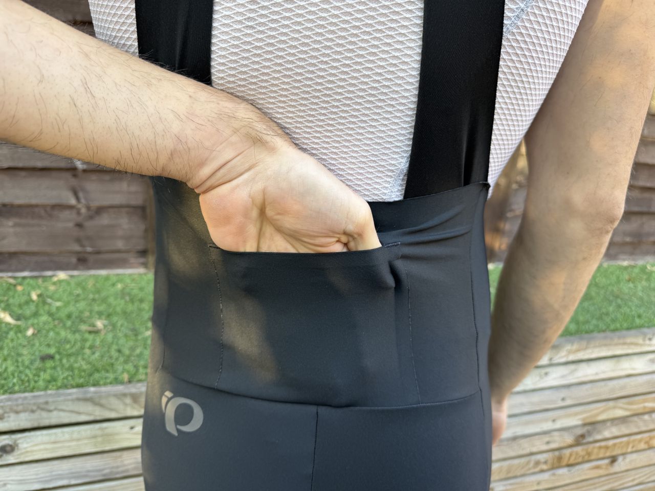 The rear pocket is even smaller