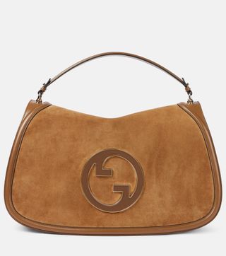 Gucci Blondie Large Suede Tote Bag