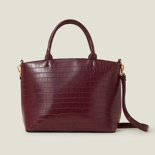 Burgundy bag from M&S