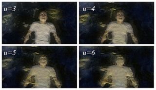 By increasing the value of one of the variables in their algorithm called "u," the researchers were able to fine-tune the degree of subjectively-measured impressionism in the resulting image.