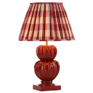 David Hunt Botany Table Lamp Base Strawberry Red