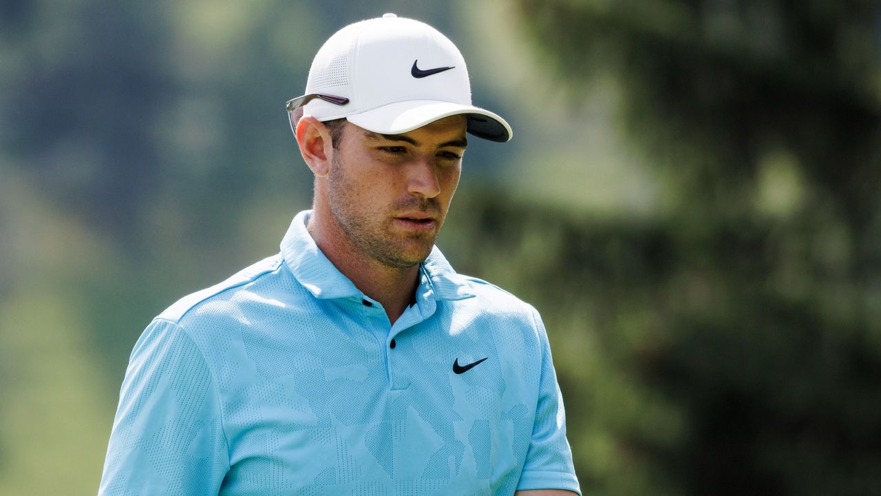 Ryan Ruffels of Australia is seen after is putt on the 15th hole during Day Two of the Euram Bank Open at GC Adamstal on July 14, 2023