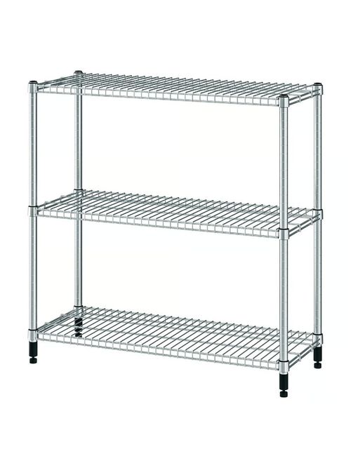 Omar Shelf Unit - Galvanized 36 1/4x14x37 "