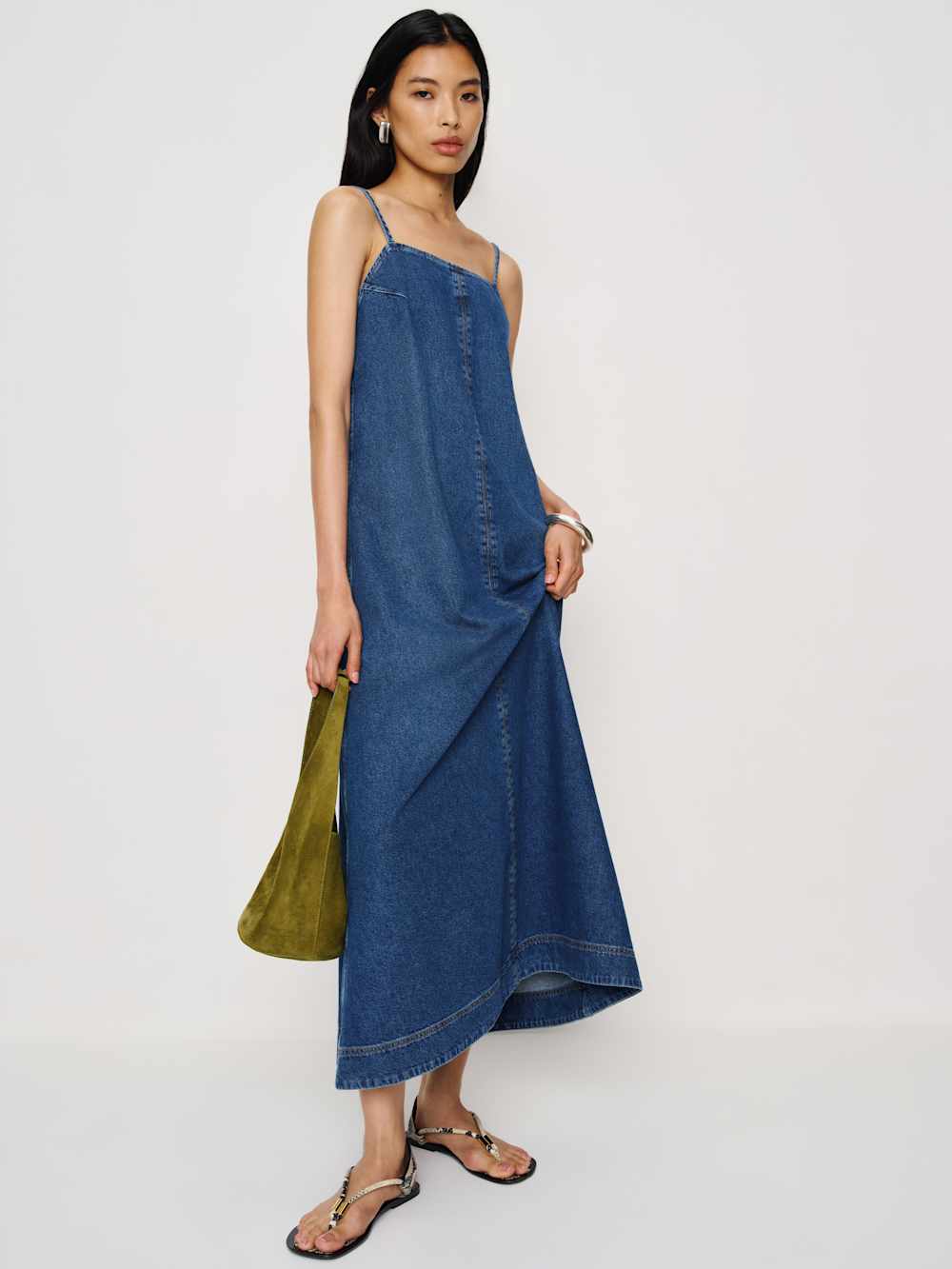 Sofi Denim Maxi Dress
