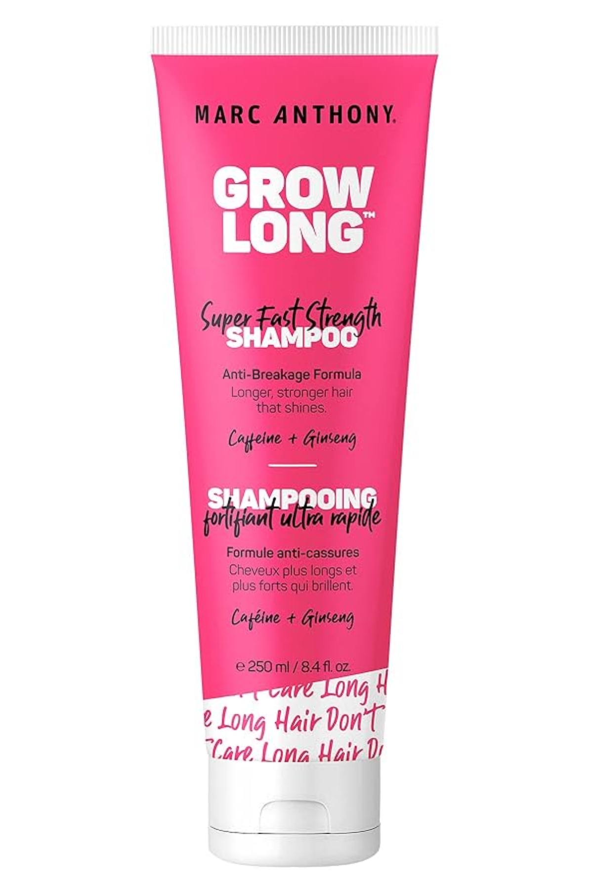 Marc Anthony Strengthening Biotin Shampoo, Grow Long Anti-Frizz, Anti-Breakage & Nourishing Formula for Split Ends - Vitamin E, Caffeine & Ginseng for Dry & Damaged Hair