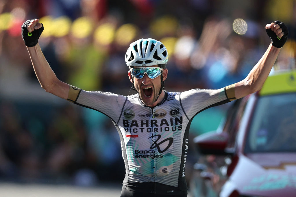 Vingegaard keeps yellow jersey at Tour de France as Poels soloes to victory  in 15th stage