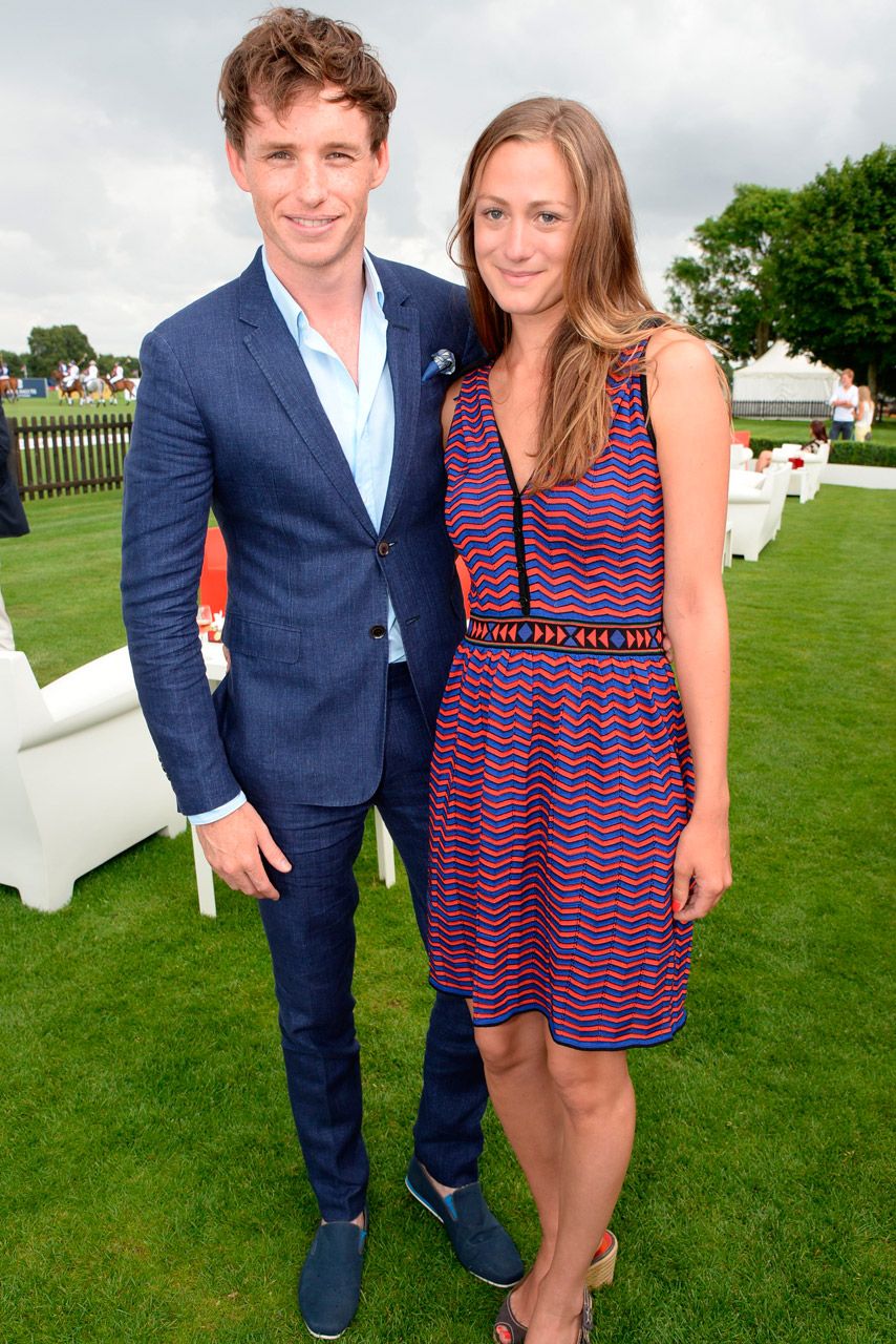 Eddie Redmayne and Hannah Bagshawe at the Audi Polo Final