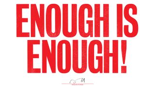 Enough is enough! was made for homeless charity Shelter to mark its 50th anniversary, using traditional letterpress techniques