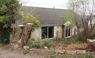 Before picture of Sarah Cartwright and Paul Soanes' home
