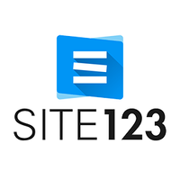Site123: Good for beginners with 24/7 user support