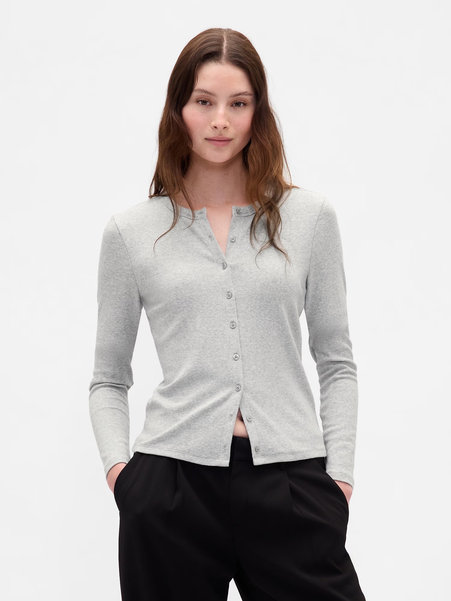 Gap, Modern Crewneck Cardigan