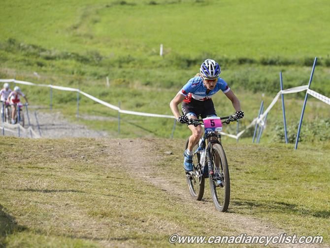 Catharine Pendrel attacked on lap 1