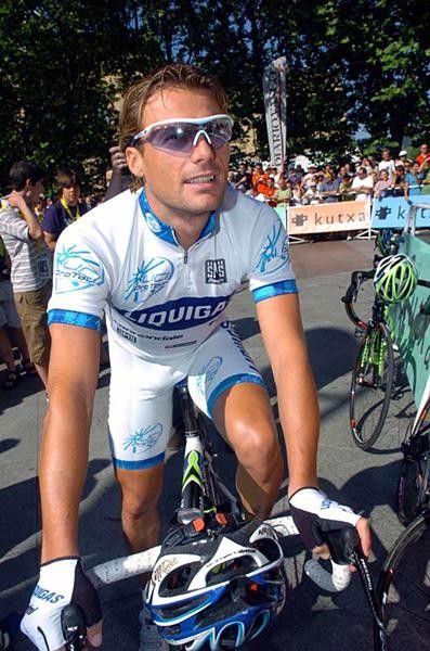 Danilo Di Luca (Liquigas) at the start.