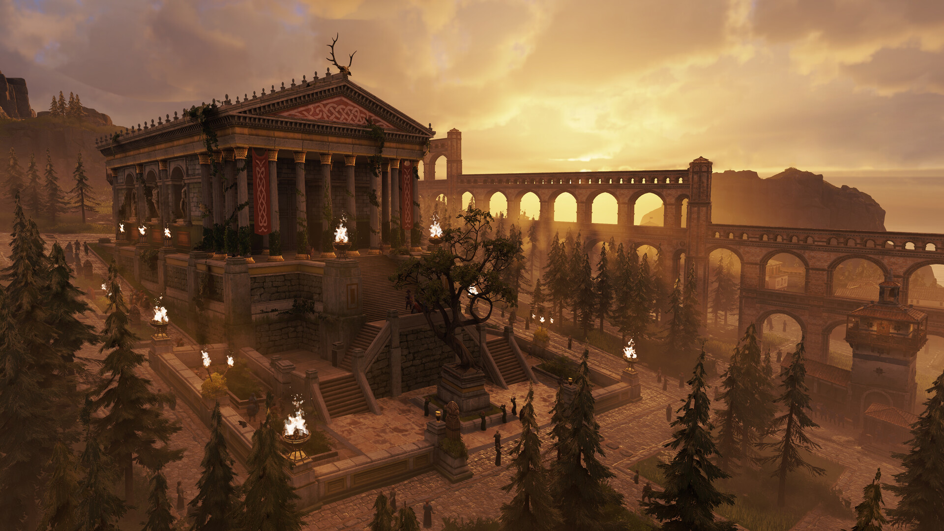 A screenshot of the upcoming PS5 game, Anno 117: Pax Romana