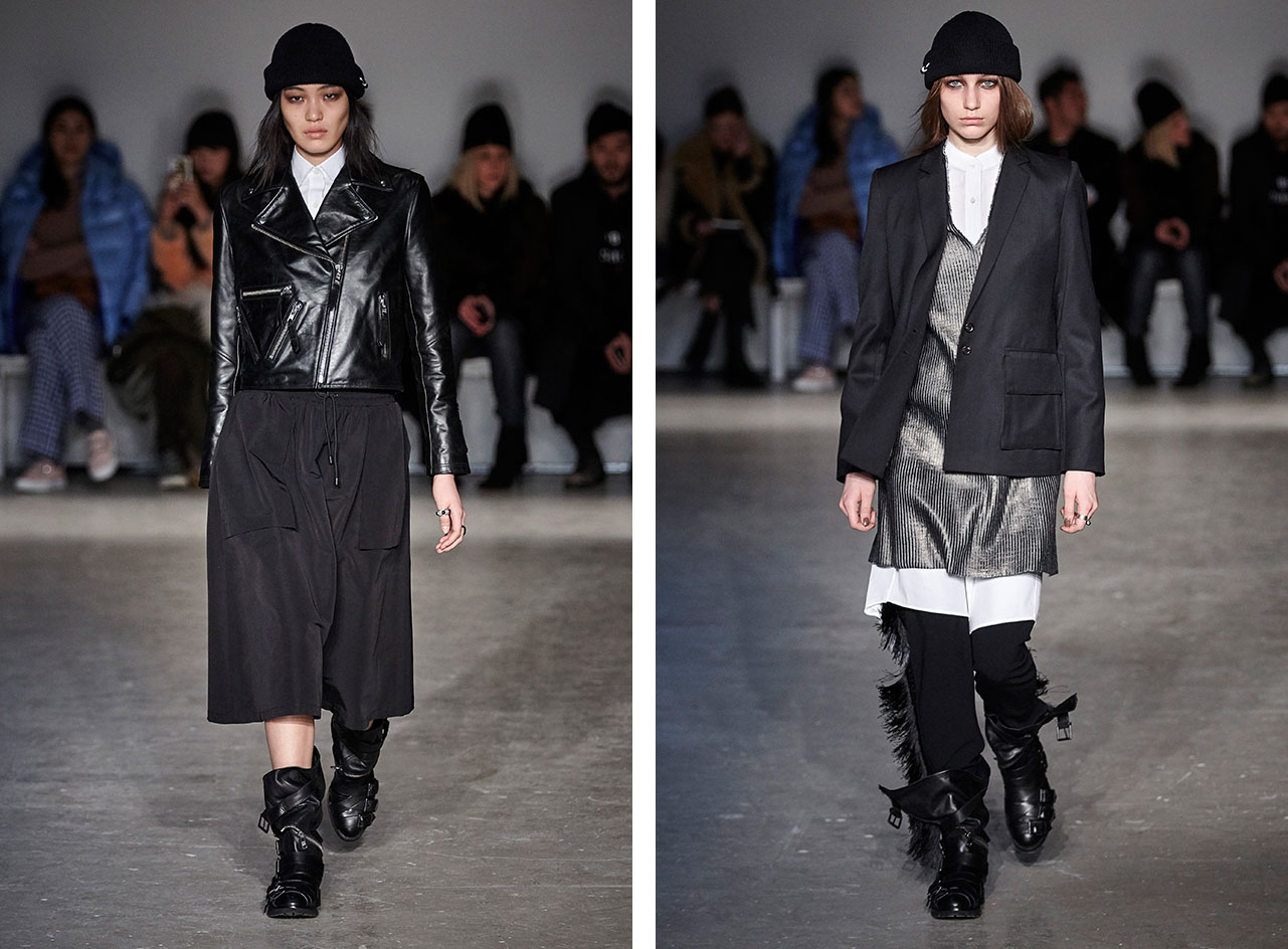 Female models wearing Public School Autumn / Winter range 2016