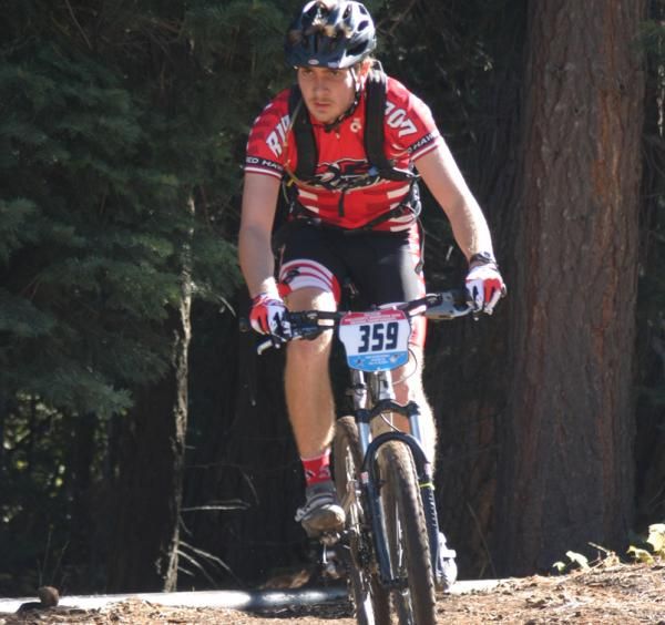 Eric Smith (Ripon College) racing at nationals