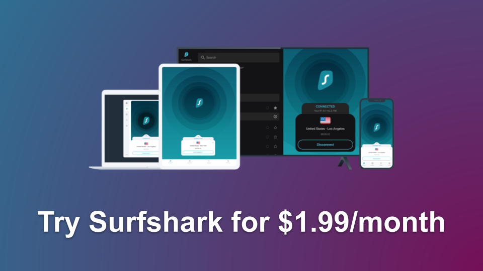 Surfshark Cyber Monday deal