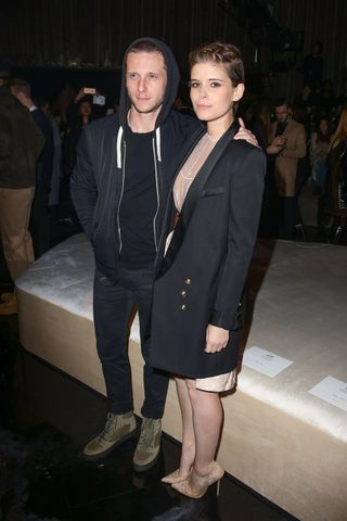 Jamie Bell And Kate Mara At Paris Fashion Week