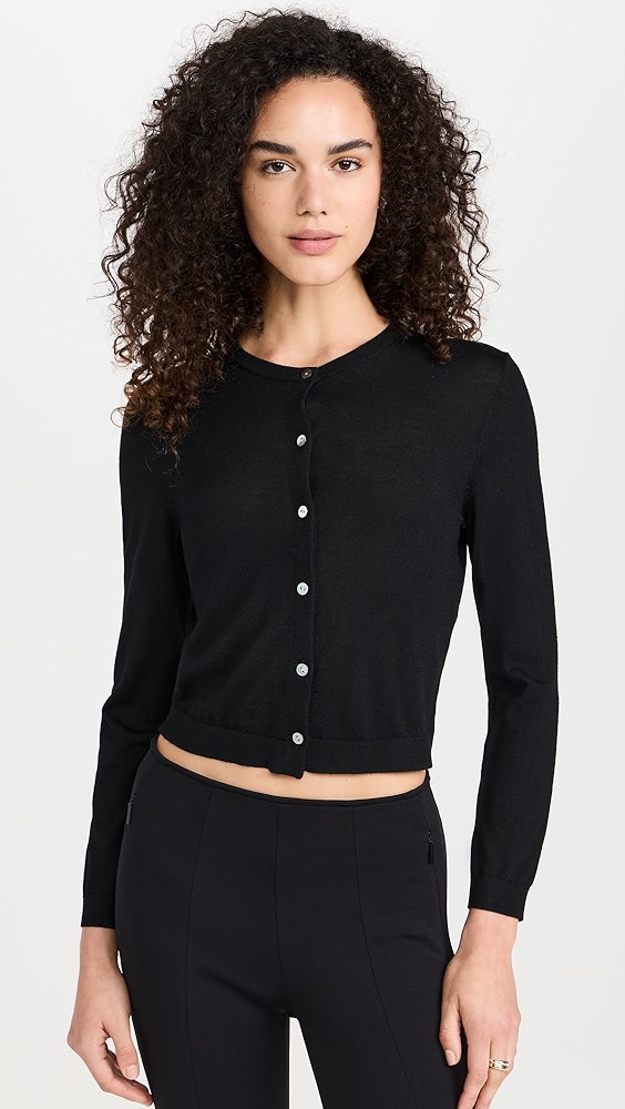 Theory Crop Crew Cardigan