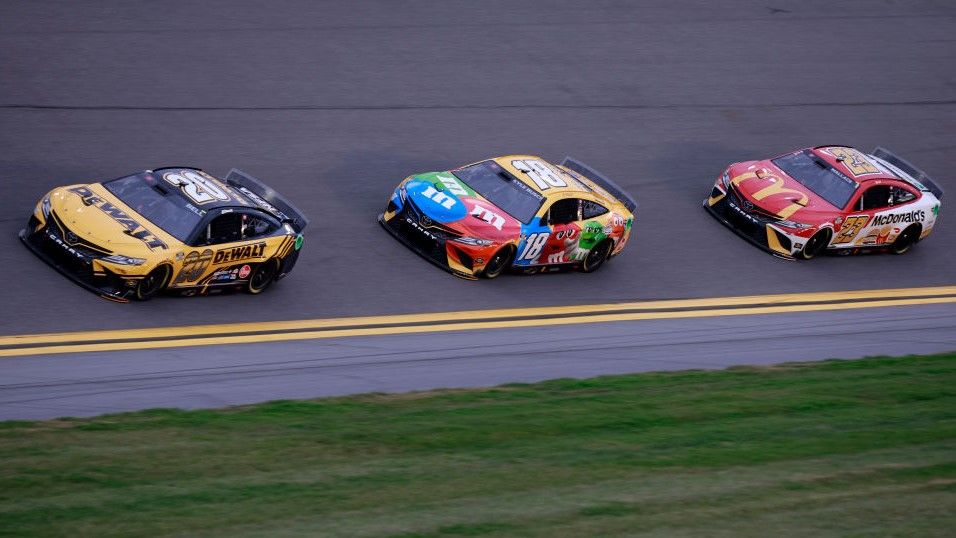 Daytona 500 Christopher Bell Kyle Busch Bubba Wallace