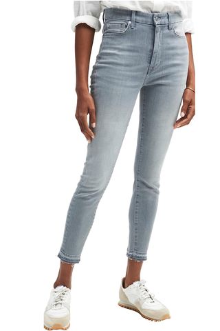 7 For All Mankind Women's Ankle Skinny High Waist Jeans