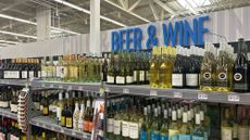 Wine for sale at a Walmart store in North Carolina. 