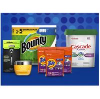 1. Spend $75 on P&amp;G essentials to get $20
Expires July 13th