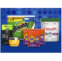 1. Spend $75 on P&amp;G essentials to get $20
Expires July 13th