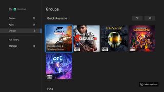 Xbox Series X Quick Resume Group