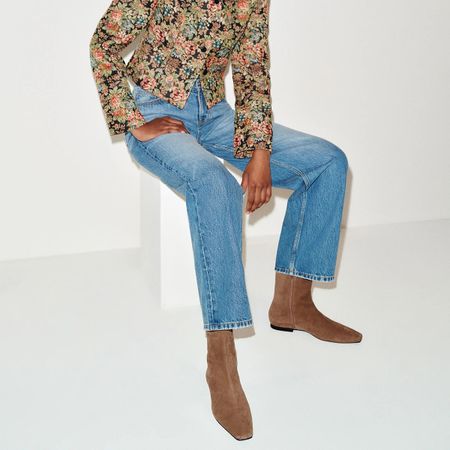Reformation Remy Flat Ankle Boots