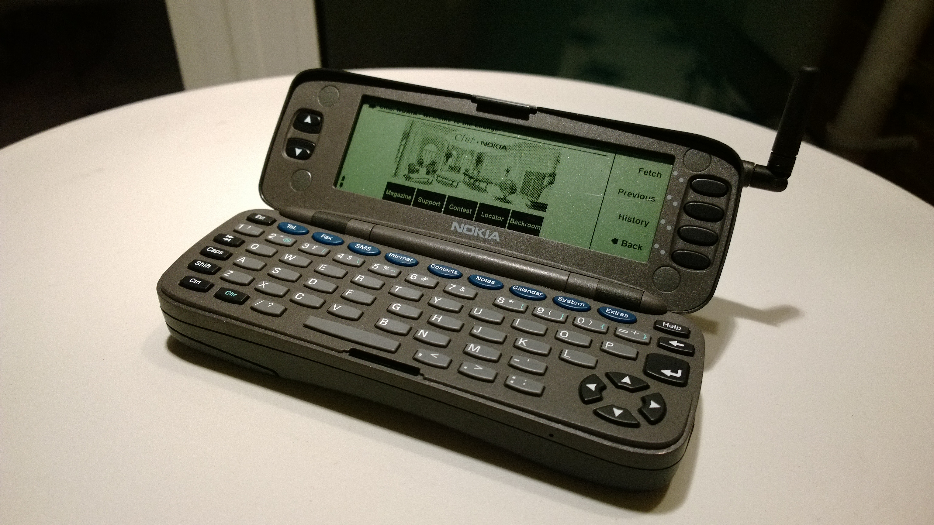 The Nokia 9000 Communicator on a table