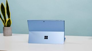 The Microsoft Surface Pro 11's kickstand.