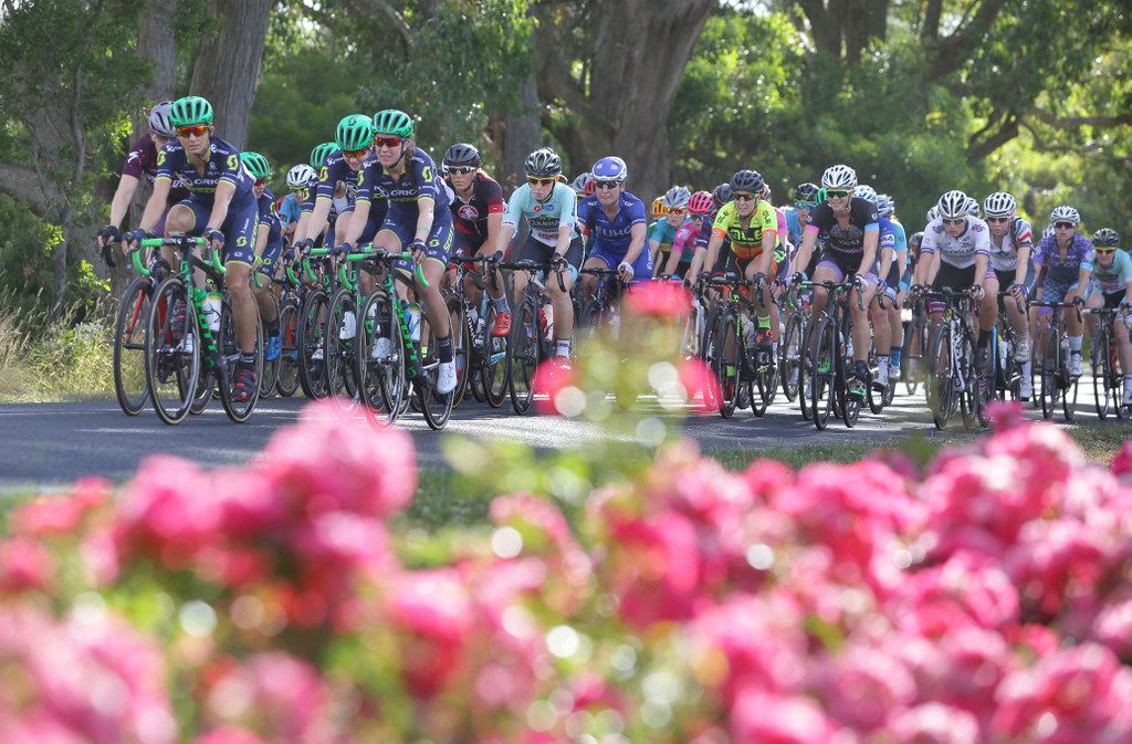Orica-Scott lead the peloton