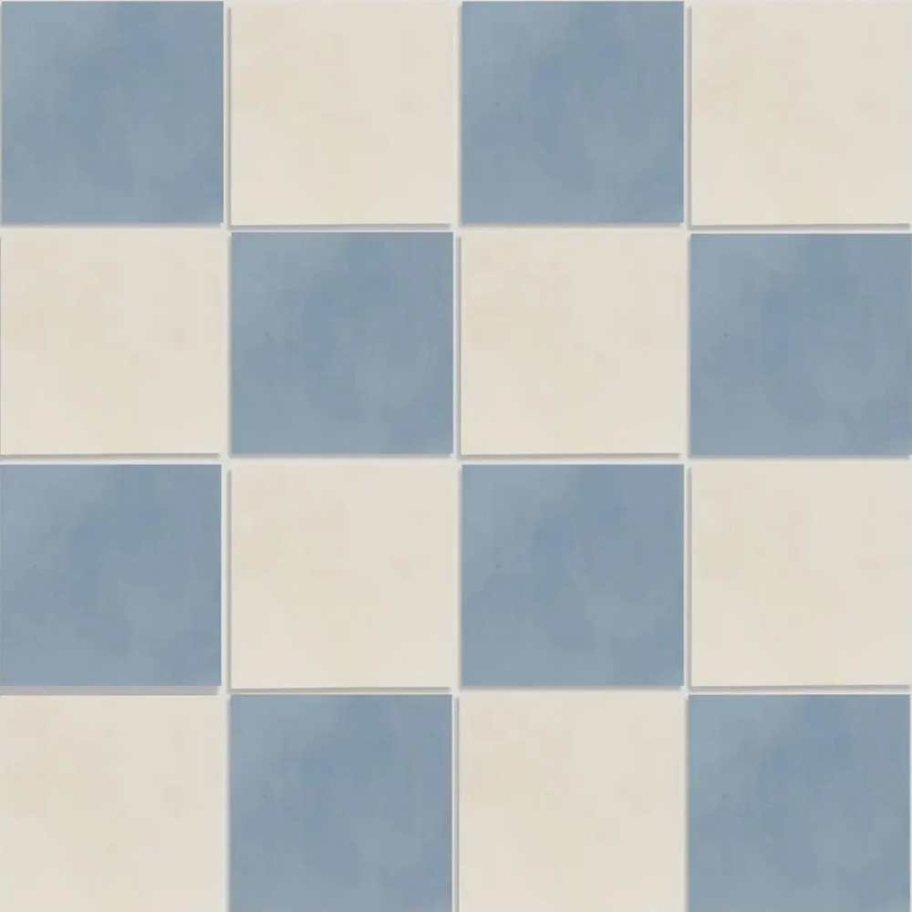 Blue and Cream Tiles
