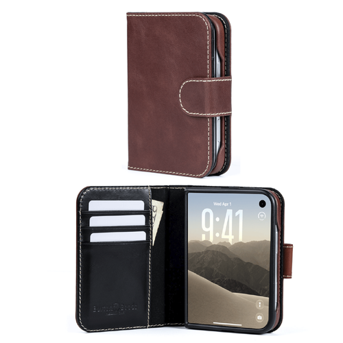 The Pocket Book Leather Case &mdash;Mahogany