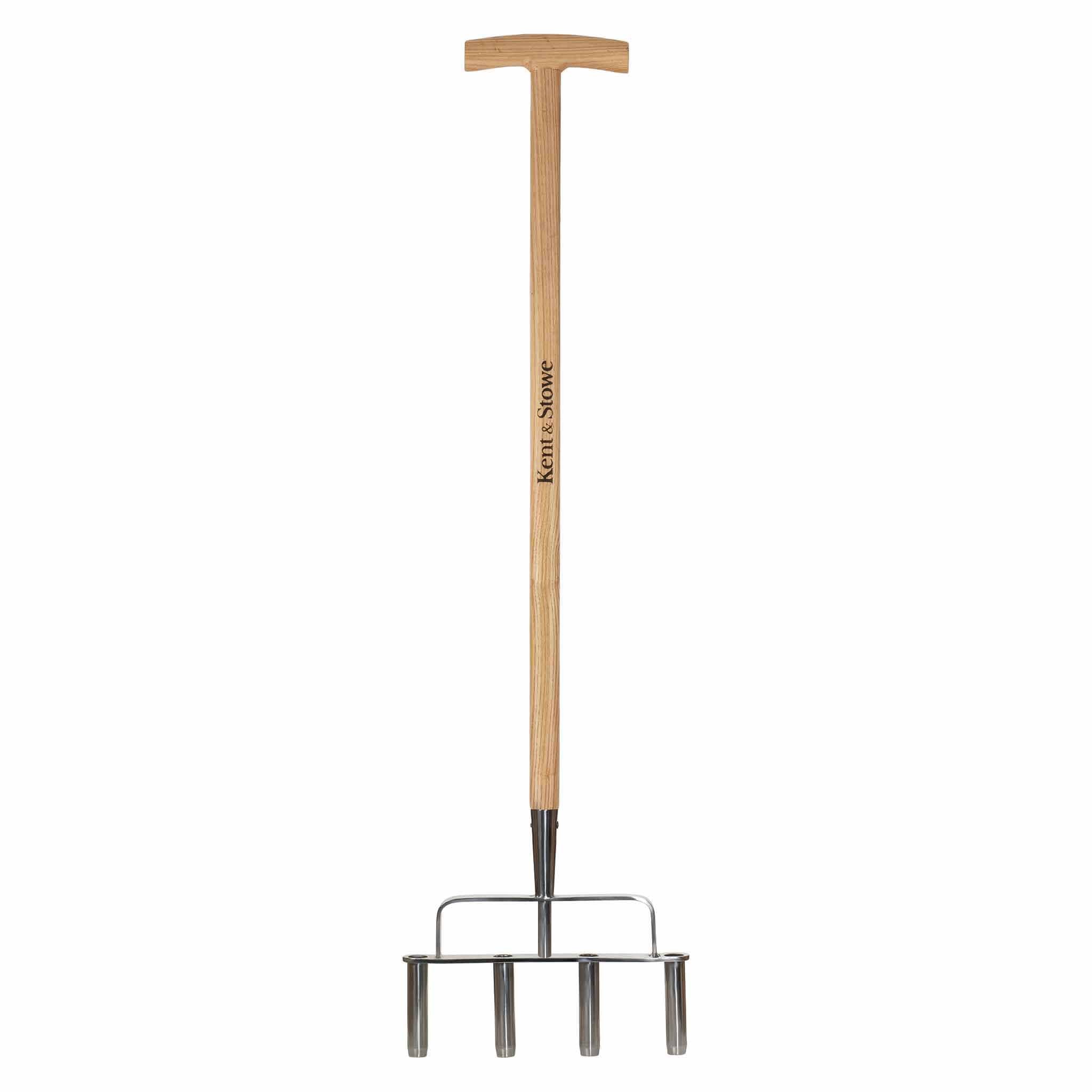 Kent &amp;amp; Stowe Stainless Steel 4 Prong Lawn Aerator
