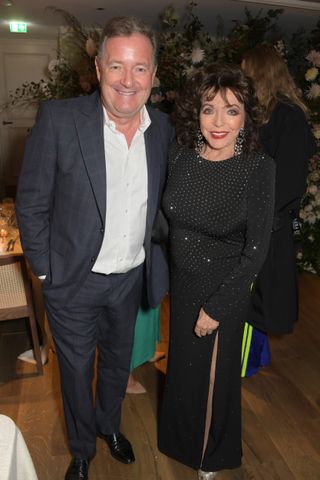Joan Collins also hit back at Piers Morgan for his comment about toy boys