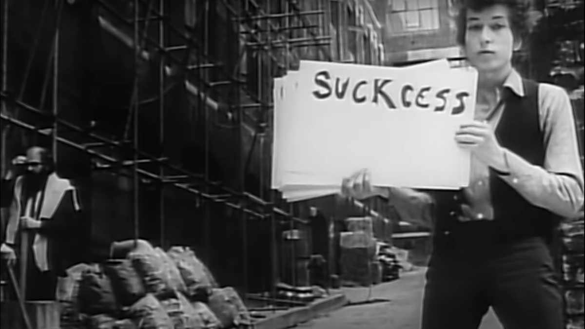 Film still from &quot;Subterranean Homesick Blues&quot;