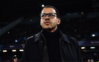 Liam Rosenior coach of Chelsea FC during the UEFA Champions League 2025/26 League Phase MD8 match between SSC Napoli and Chelsea FC at Stadio Diego Armando Maradona on January 28, 2026 in Naples, Italy. 