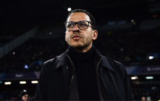 Liam Rosenior coach of Chelsea FC during the UEFA Champions League 2025/26 League Phase MD8 match between SSC Napoli and Chelsea FC at Stadio Diego Armando Maradona on January 28, 2026 in Naples, Italy. 