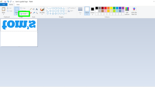 How to edit images in Microsoft Paint - a screenshot of the "Flip and rotate" menu in Microsoft Paint