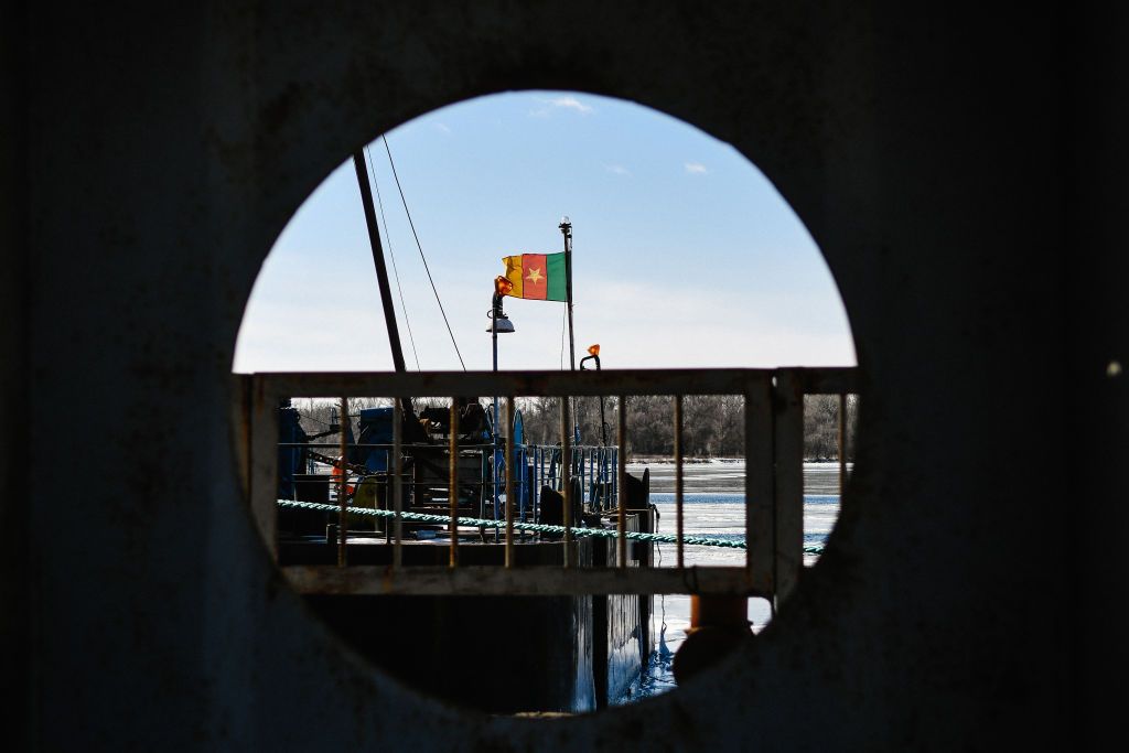 Cameroon flag.