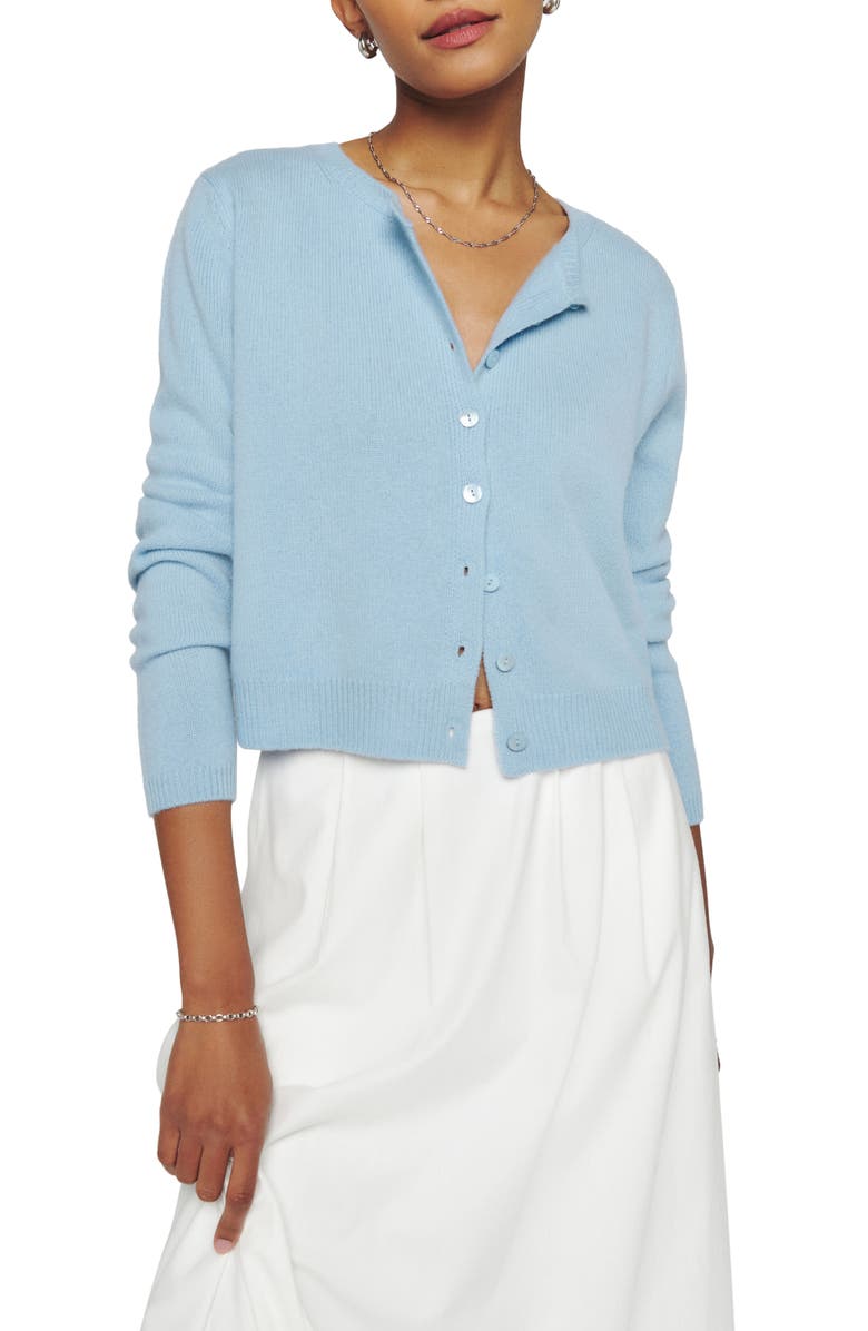 Clara Cashmere Crew Cardigan