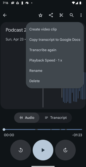 Captura de tela do botão “Substituir novamente”.