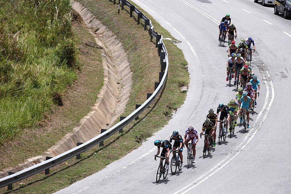 The field at the Tour de Langkawi