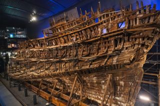 The wreck of the Mary Rose