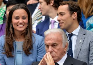 Pippa Middleton and James Middleton at Wimbledon
