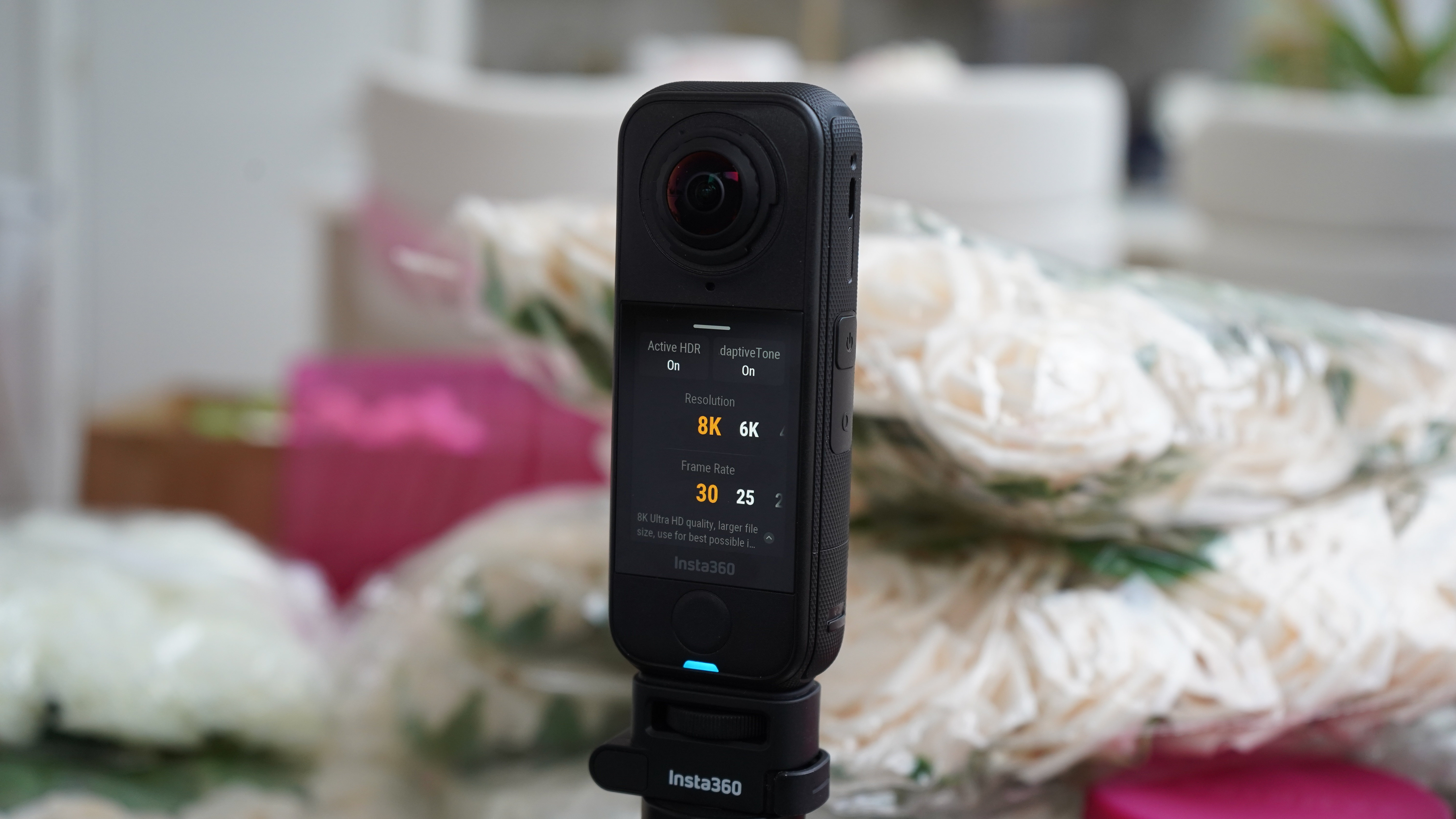 Insta360 X4 Air camera menus settings