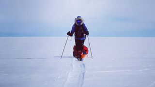 Preet Chandi training for skiing to the south pole