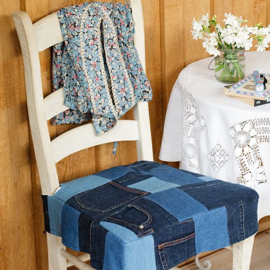 Denim dining chair discount covers